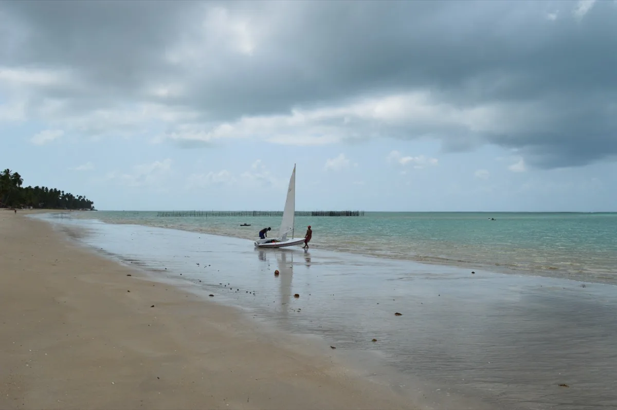 Pescadores em Maragogi, Alagoas