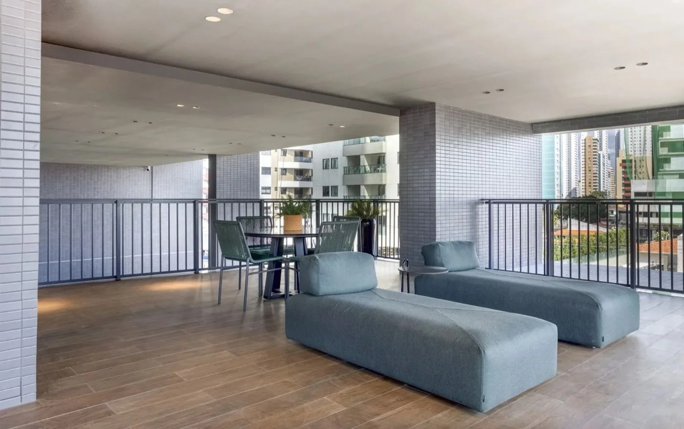 Lounge do Edifício Solaz Smart Living