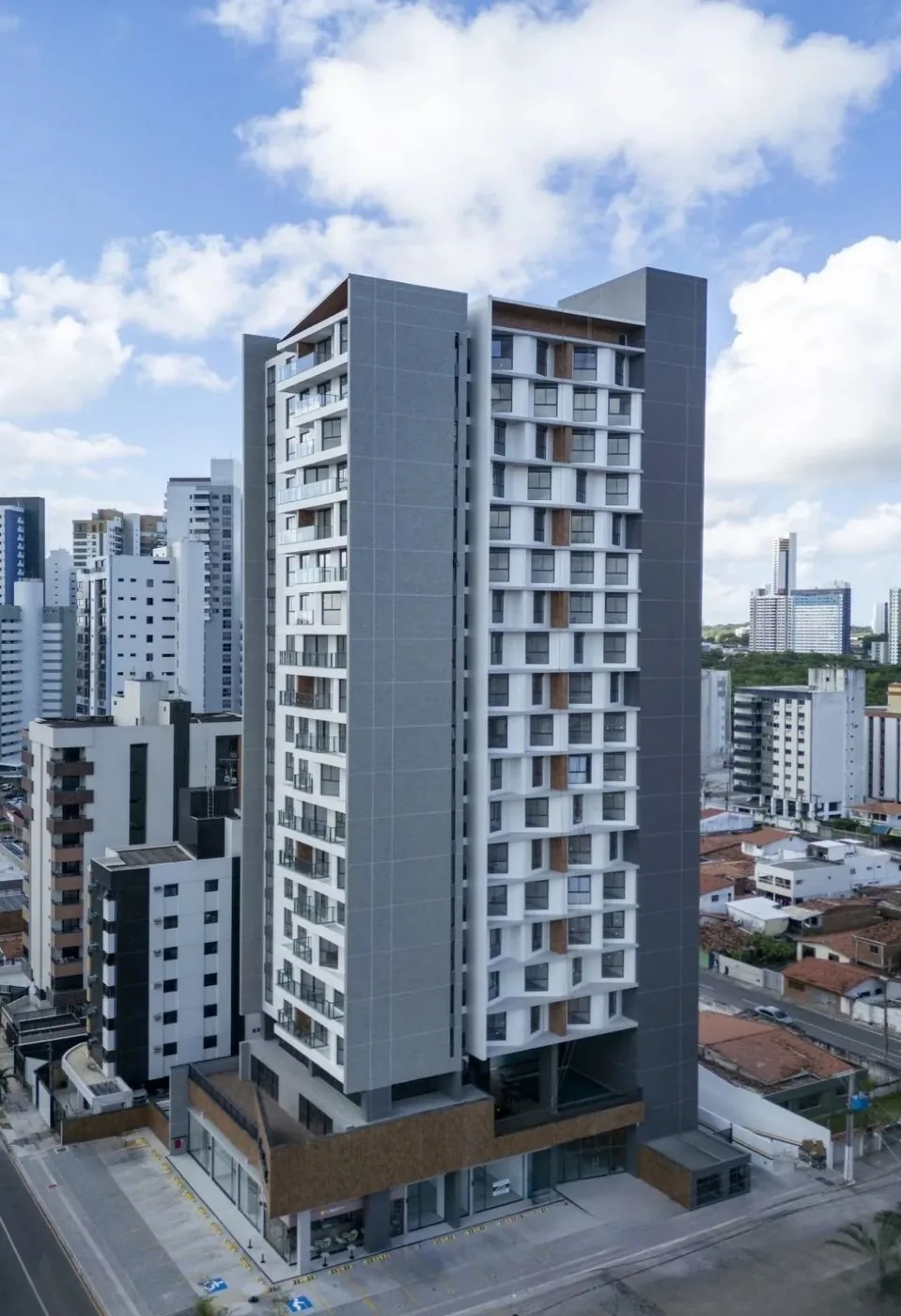 Vista aérea do Edifício Solaz Smart Living